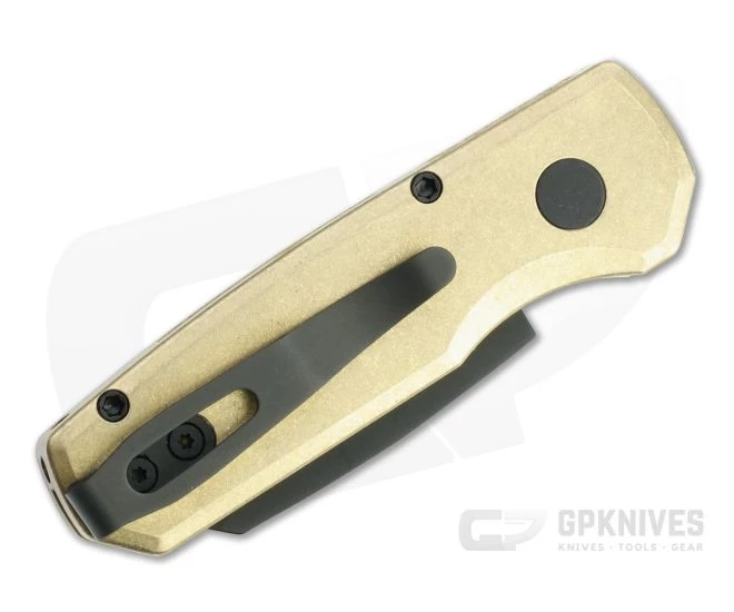 Protech Runt 5 LTD Reverse Tanto Black DLC 20CV Bronze Aluminum Automatic R5212 2 Protech Runt 5 LTD Reverse Tanto Black DLC 20CV Bronze Aluminum Automatic R5212 - Image 2