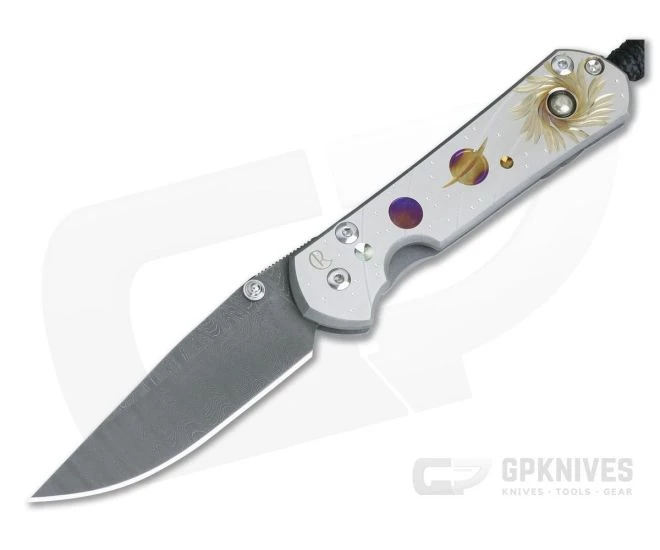 Chris Reeve Small Sebenza 21 Unique Solar System with Pyrite Thomas Ladder Damascus S21-1056 1 Chris Reeve Small Sebenza 21 Unique Solar System with Pyrite Thomas Ladder Damascus S21-1056