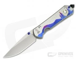 Chris Reeve Small Sebenza 21 "Big Dipper" Night Sky with Mother of Pearl Cabochon 1112-010