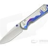Chris Reeve Small Sebenza 21 "Shooting Star" Night Sky with Mother of Pearl Cabochon 1112-011