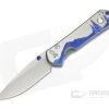 Chris Reeve Small Sebenza 21 "Shooting Star" Night Sky with Mother of Pearl Cabochon 1112-013