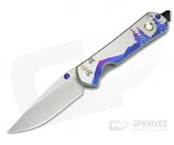 Chris Reeve Small Sebenza 21 Night Sky with Mother of Pearl Cabochon 1112-014