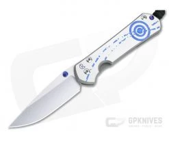 Chris Reeve Small Sebenza 31 S45VN Unique Graphic Titanium Folding Knife 009