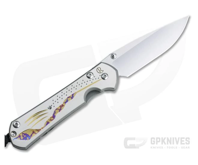 Chris Reeve Small Sebenza 31 Left Handed S45VN Unique Graphic Titanium Folding Knife 001 1 Chris Reeve Small Sebenza 31 Left Handed S45VN Unique Graphic Titanium Folding Knife 001