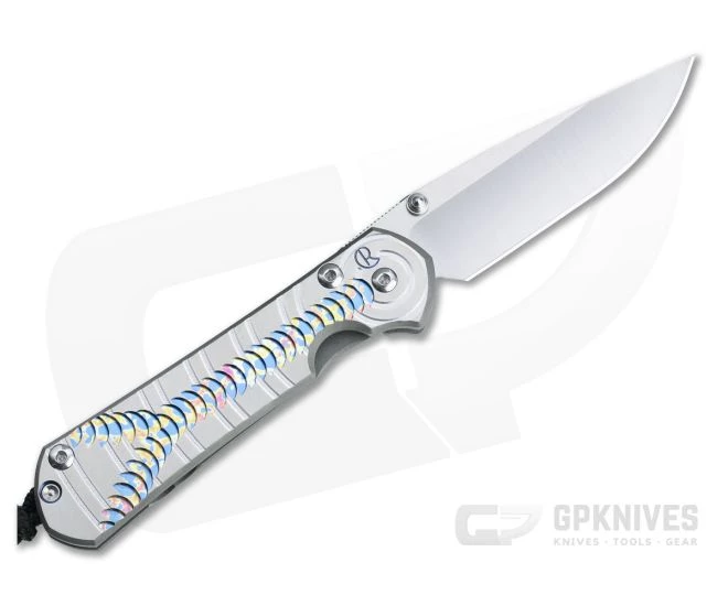 Chris Reeve Small Sebenza 31 Left Handed S45VN Unique Graphic Titanium Folding Knife 003 1 Chris Reeve Small Sebenza 31 Left Handed S45VN Unique Graphic Titanium Folding Knife 003