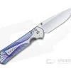 Chris Reeve Small Sebenza 31 Left Handed S45VN Unique Graphic Titanium Folding Knife