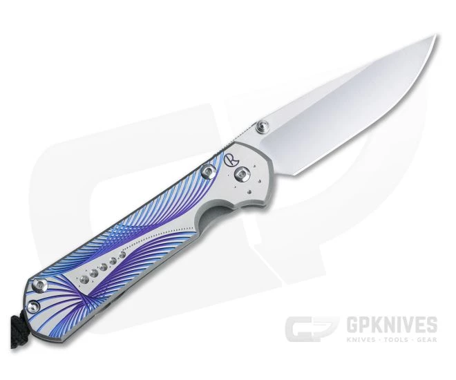 Chris Reeve Small Sebenza 31 Left Handed S45VN Unique Graphic Titanium Folding Knife 1 Chris Reeve Small Sebenza 31 Left Handed S45VN Unique Graphic Titanium Folding Knife