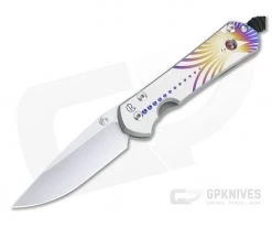 Chris Reeve Small Sebenza 31 S45VN Almandine Unique Graphic Folder 014