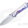 Chris Reeve Small Sebenza 31 S45VN MOP "Night Sky" Unique Graphic Folder 030