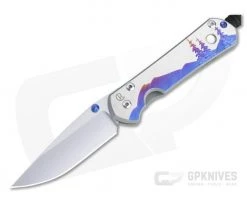 Chris Reeve Small Sebenza 31 S45VN MOP "Night Sky" Unique Graphic Folder 031