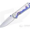 Chris Reeve Small Sebenza 31 S45VN MOP "Night Sky" Unique Graphic Folder 035