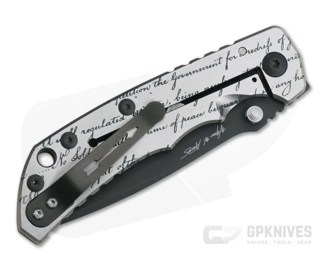 Spartan Harsey Folder Special Edition Satin M4 Rifle Black PVD S35VN 2 Spartan Harsey Folder Special Edition Satin M4 Rifle Black PVD S35VN - Image 2