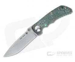 Spartan Harsey Folder Special Edition Green Mayan Stonewashed S45VN