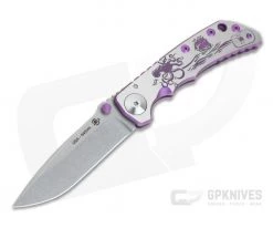 Spartan Harsey Folder Special Edition Purple Kraken Stonewashed S45VN