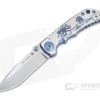Spartan Harsey Folder Special Edition Blue Kraken Stonewashed S45VN Folder 018