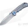 Spartan Harsey Folder Special Edition Blue Sound Wave Stonewashed S45VN