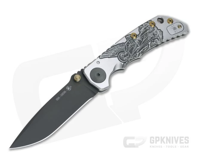 Spartan Harsey Folder Special Edition Saint Michael the Archangel Black PVD S45VN 1 Spartan Harsey Folder Special Edition Saint Michael the Archangel Black PVD S45VN
