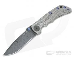 Spartan Harsey Folder Special Edition Sound Wave Nichols Damascus Folder 030