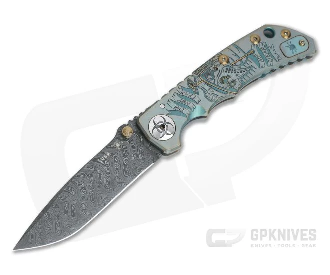 Spartan Harsey Folder Special Edition Plague Doctor Nichols Damascus Folder 032 1 Spartan Harsey Folder Special Edition Plague Doctor Nichols Damascus Folder 032