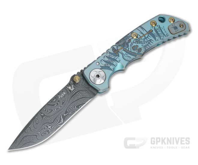 Spartan Harsey Folder Special Edition Plague Doctor Nichols Damascus Folder 038 1 Spartan Harsey Folder Special Edition Plague Doctor Nichols Damascus Folder 038