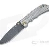 Spartan Harsey Folder Sound Wave Titanium Bronze Accents Special Edition w/ Nichols Damascus 044