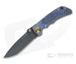 Spartan Harsey Folder Special Edition Blue and Bronze Dragon Black PVD S45VN