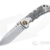 Spartan Harsey Folder Special Edition "Black and Satin" Saint Michael the Archangel Stonewash S45VN