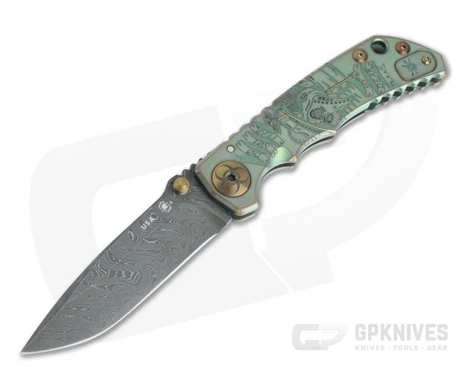 Spartan Harsey Folder Special Edition Plague Doctor Nichols Damascus Folder 060 1 Spartan Harsey Folder Special Edition Plague Doctor Nichols Damascus Folder 060