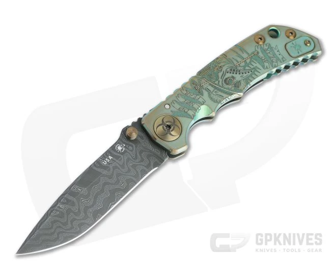 Spartan Harsey Folder Special Edition Plague Doctor Nichols Damascus Folder 064 1 Spartan Harsey Folder Special Edition Plague Doctor Nichols Damascus Folder 064