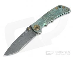Spartan Harsey Folder Special Edition Plague Doctor Nichols Damascus Folder 066