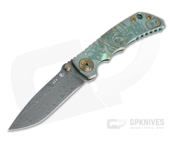 Spartan Harsey Folder Special Edition Plague Doctor Nichols Damascus Folder 066 1 Spartan Harsey Folder Special Edition Plague Doctor Nichols Damascus Folder 066