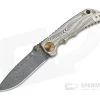 Spartan Harsey Folder Special Edition Bronze Sound Wave Nichols Damascus Folder 069