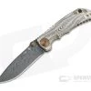 Spartan Harsey Folder Special Edition Bronze Sound Wave Nichols Damascus Folder 070