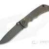 Spartan Harsey Folder Special Edition Runes and Staves Black PVD S45VN Dark Bronze Titanium Folder