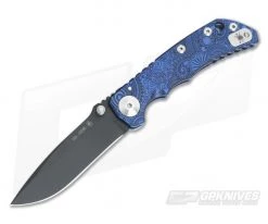 Spartan Harsey Folder Special Edition Blue Paisley Black PVD S35VN