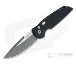 Protech TR-3 Exclusive Two Tone Acid Wash Satin Blade 20th Anniversary Auto TR-3-PT20AW