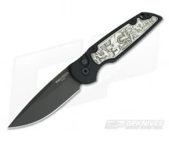Protech Tactical Response TR-3 Limited Edition Steampunk Inlay Black 154CM Automatic