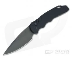 Protech Tactical Response 4 Operator Black DLC CPM-D2 Feather Texture Black Automatic TR-4.F3-OPERATOR