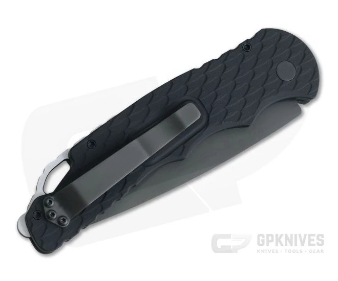 Protech Tactical Response 4 Limited Black DLC CPM-D2 Feather Texture Black Aluminum Automatic TR-4.F3 2 Protech Tactical Response 4 Limited Black DLC CPM-D2 Feather Texture Black Aluminum Automatic TR-4.F3 - Image 2