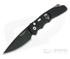 Protech Tactical Response TR-5 Skull LTD Edition Black DLC S35VN Automatic TR-5.70