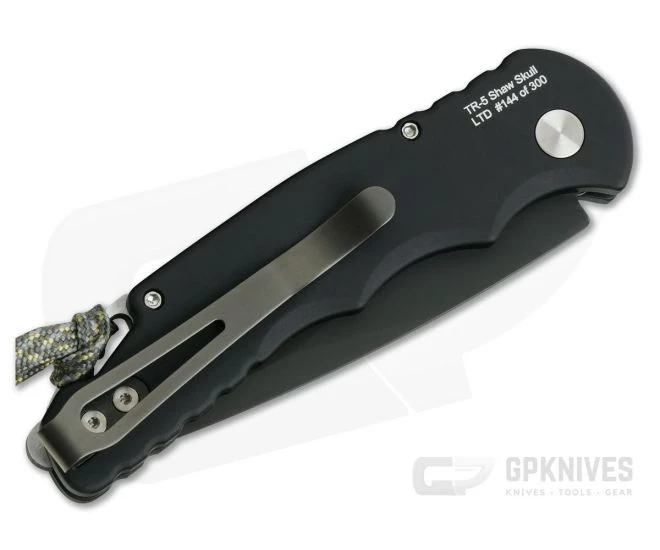 Protech Tactical Response TR-5 Skull LTD Edition Black DLC S35VN Automatic TR-5.70 2 Protech Tactical Response TR-5 Skull LTD Edition Black DLC S35VN Automatic TR-5.70 - Image 2