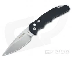 Protech Tactical Response 4 Limited Satin CPM-D2 Black Aluminum Automatic TR-4.D2-LTD