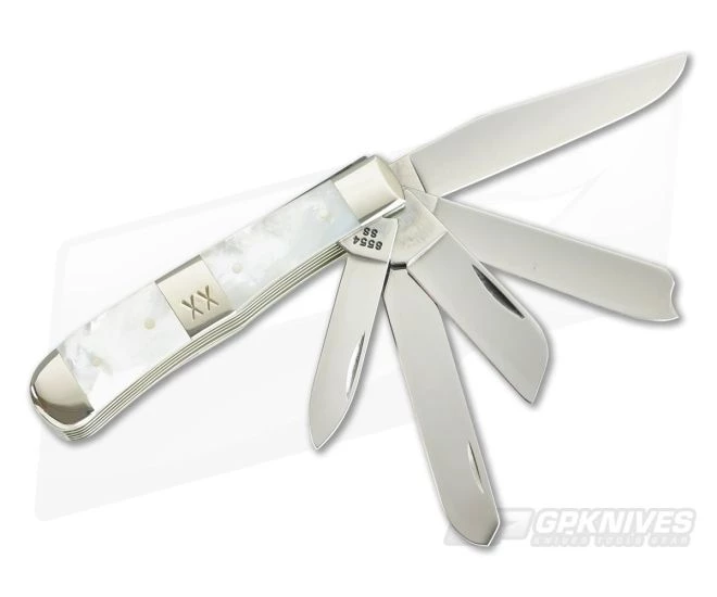 Case (1997) Five Blade Pearl Trapper 2 Case (1997) Five Blade Pearl Trapper - Image 2