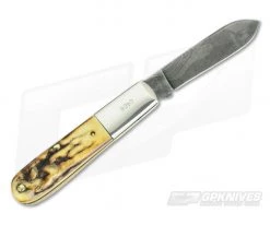 Case 1990 ABCA XXX Green Bone Saddlehorn & Parker Stag Damascus Set -Limited Edition Knives Sales 2022 vx146 5