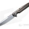WE Knives Reiver Cleaver Flipper LTD Blasted S35VN Bronze Titanium Folder WE16020-3