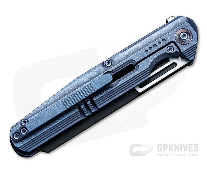 WE Knives Reiver Cleaver Flipper LTD Two-Tone S35VN Blue Titanium Folder WE16020-4 2 WE Knives Reiver Cleaver Flipper LTD Two-Tone S35VN Blue Titanium Folder WE16020-4 - Image 2