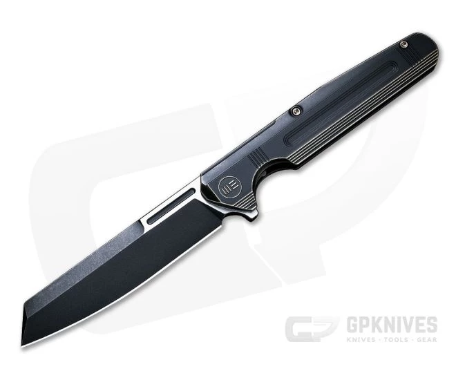 WE Knives Reiver Cleaver Flipper LTD Two-Tone S35VN Black and Bronze Titanium Folder WE16020-5 1 WE Knives Reiver Cleaver Flipper LTD Two-Tone S35VN Black and Bronze Titanium Folder WE16020-5