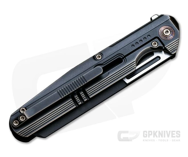 WE Knives Reiver Cleaver Flipper LTD Two-Tone S35VN Black and Bronze Titanium Folder WE16020-5 2 WE Knives Reiver Cleaver Flipper LTD Two-Tone S35VN Black and Bronze Titanium Folder WE16020-5 - Image 2