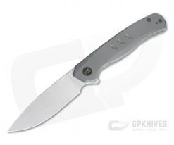 WE Knives Seer LTD Hand Rubbed Satin 20CV Gray Titanium Frame Lock Flipper WE20015-3