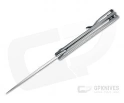 WE Knives Seer LTD Hand Rubbed Satin 20CV Gray Titanium Frame Lock Flipper WE20015-3 -Limited Edition Knives Sales 2022 we20015 3 3